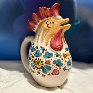 Italian Rooster Pitcher